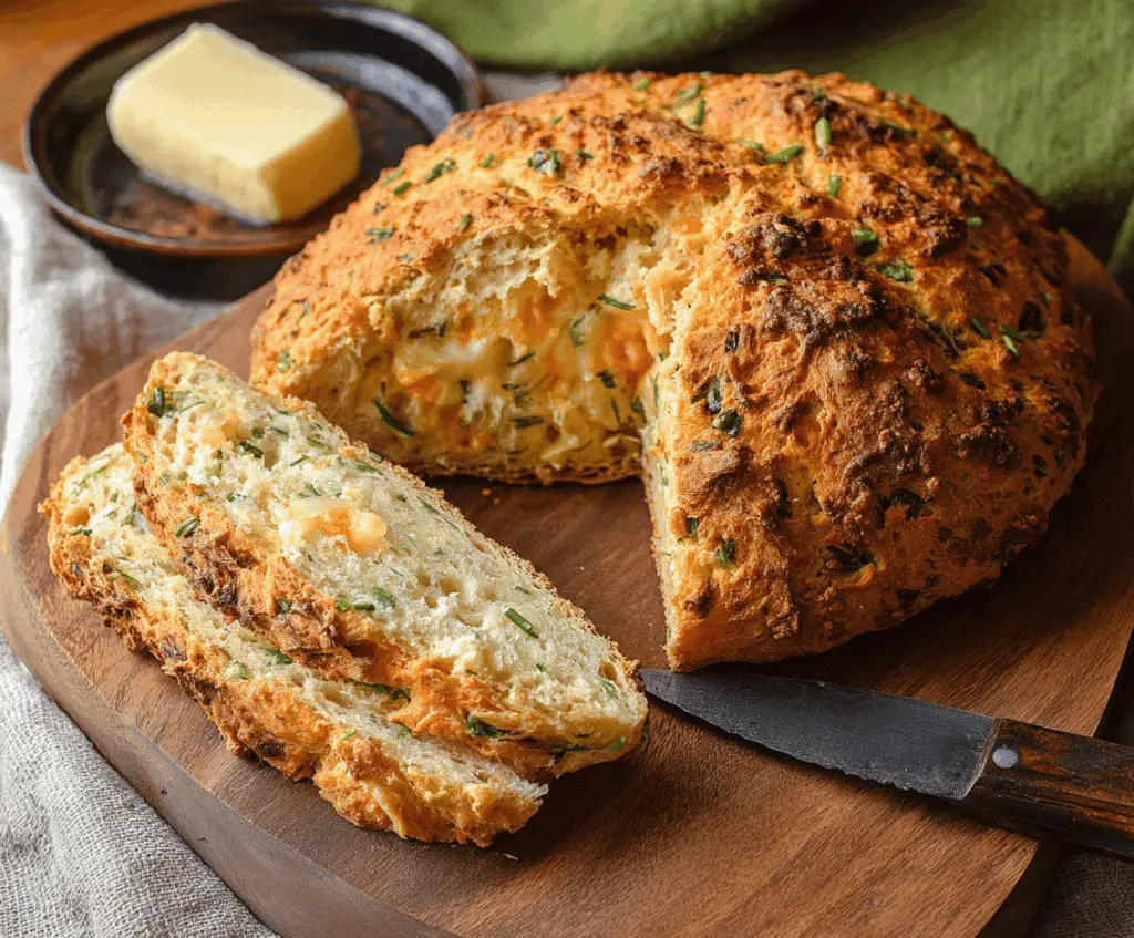 Cheddar and Herb Soda Bread