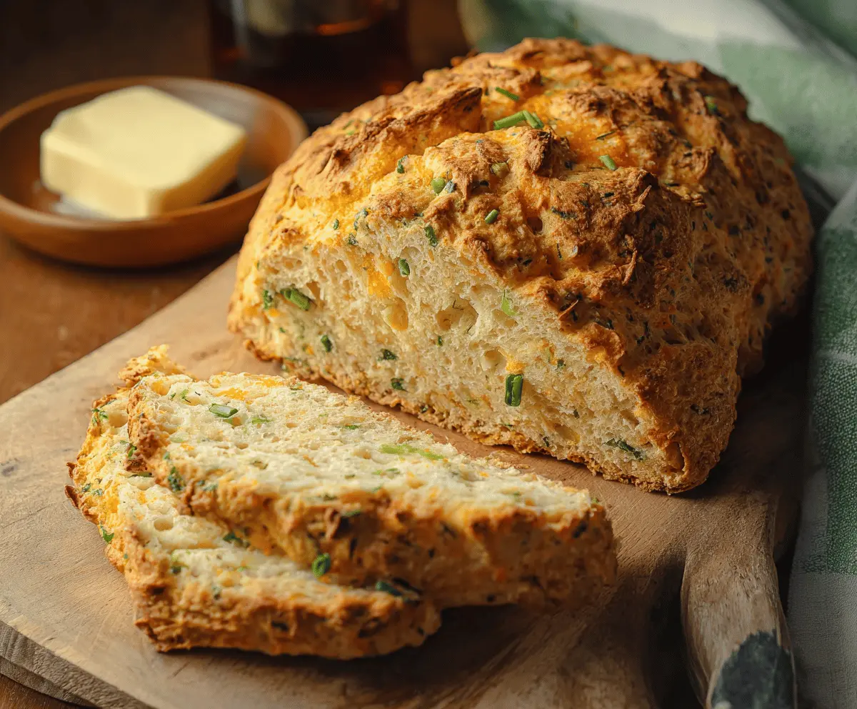 Easy Cheddar and Herb Soda Bread Recipe for Quick Homemade Bread