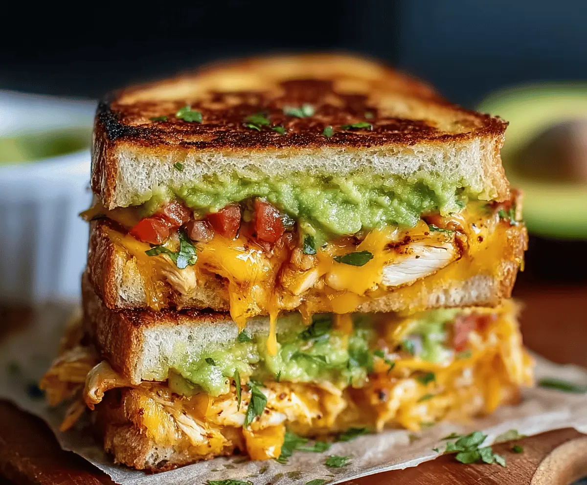 Must-Try Cheesy Chicken Avocado Melt Recipe