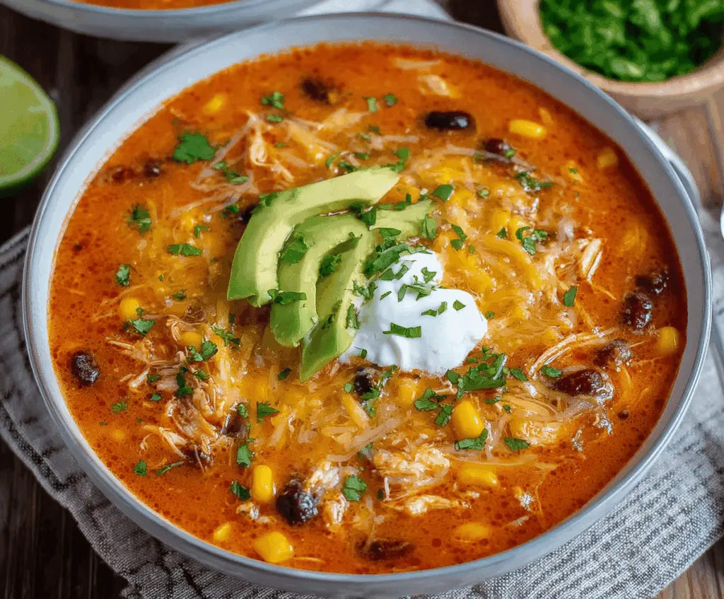 Chicken Enchilada Soup