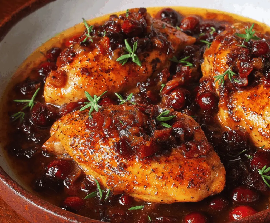 Cranberry Orange Chicken