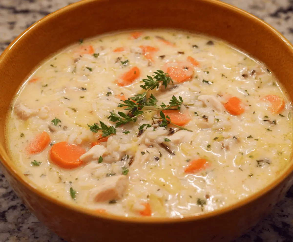 Creamy Chicken and Rice Soup Recipe – Easy Comfort Food