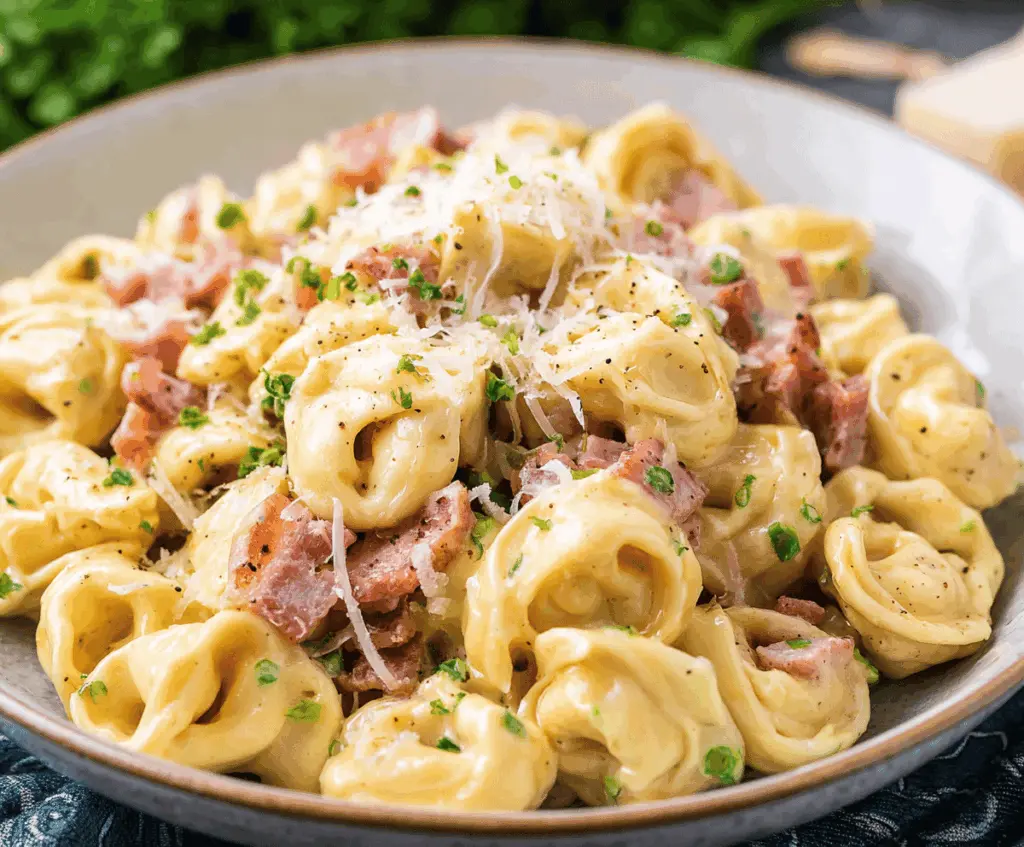 Creamy Tortellini Carbonara