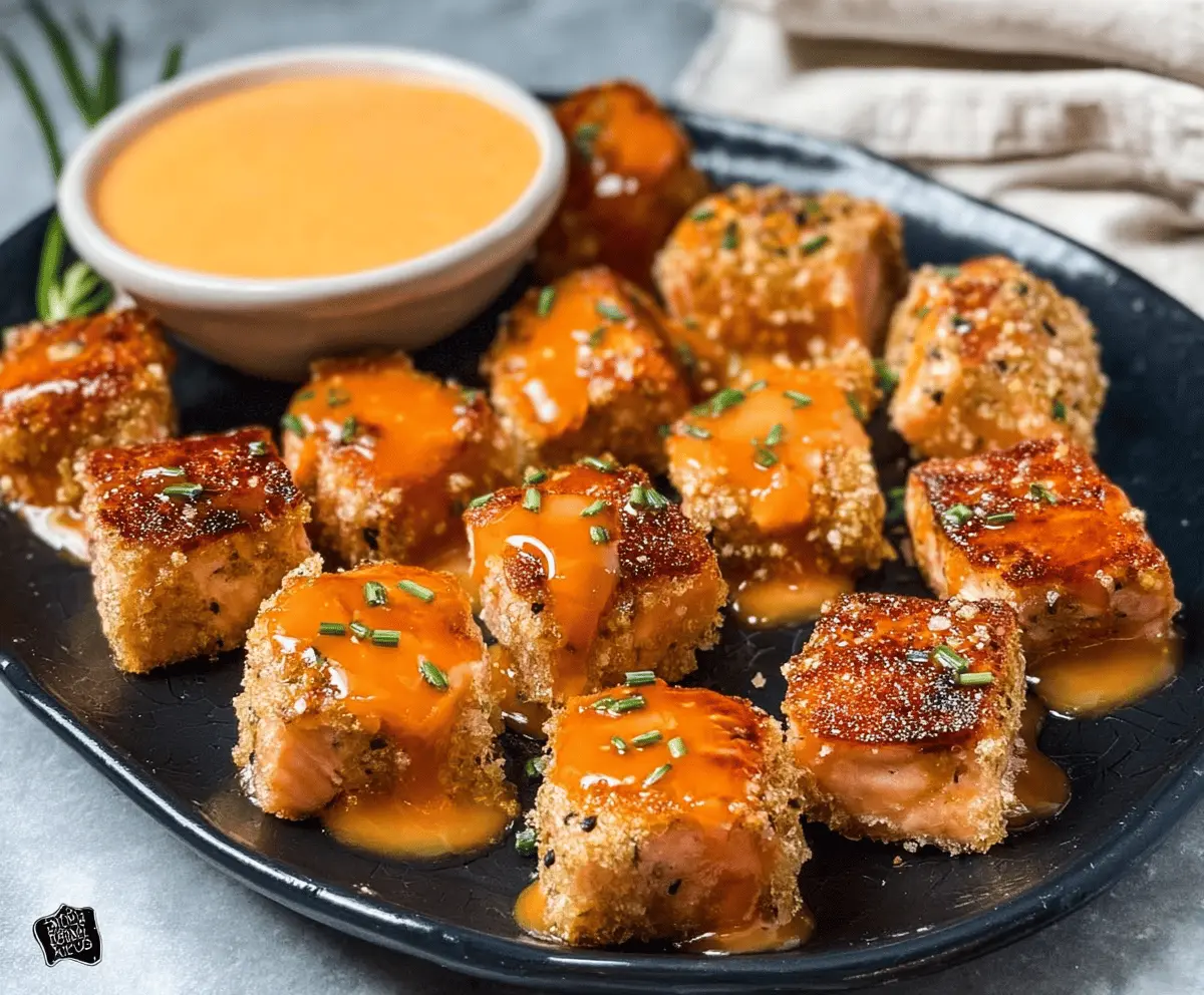 Crispy Bang Bang Salmon Bites Recipe – Easy, Spicy, and Delicious