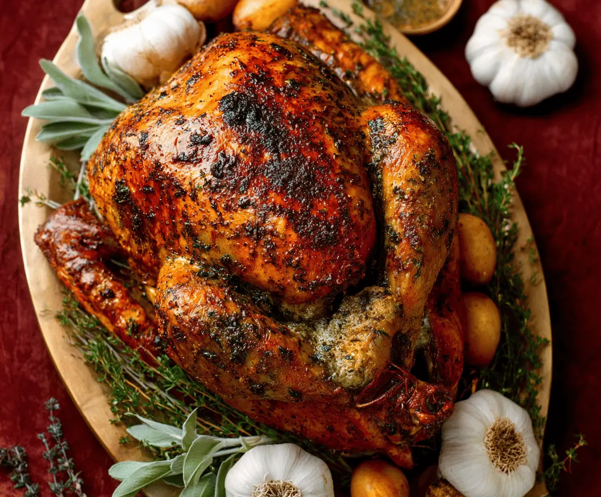 Perfect Garlic Herb Butter Roast Turkey Recipe for Juicy, Flavorful Holidays