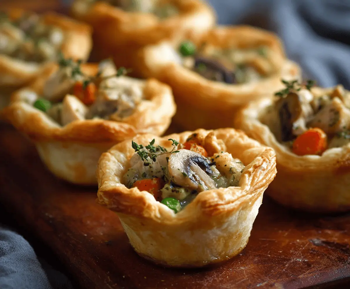 Easy Mini Chicken Pot Pies Recipe – Perfect Comfort Food