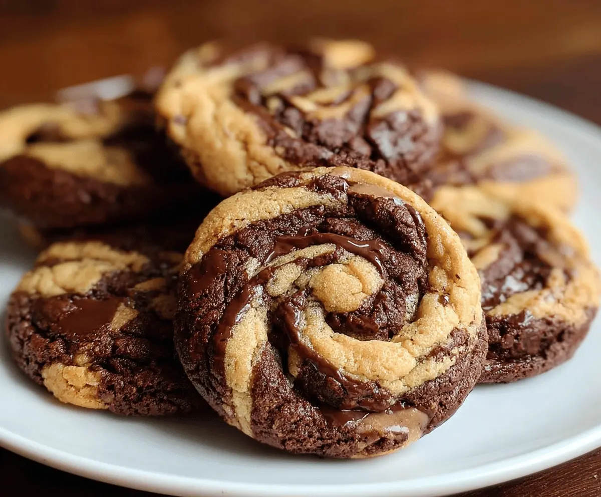 Irresistible Peanut Butter Brownie Swirl Cookies Recipe