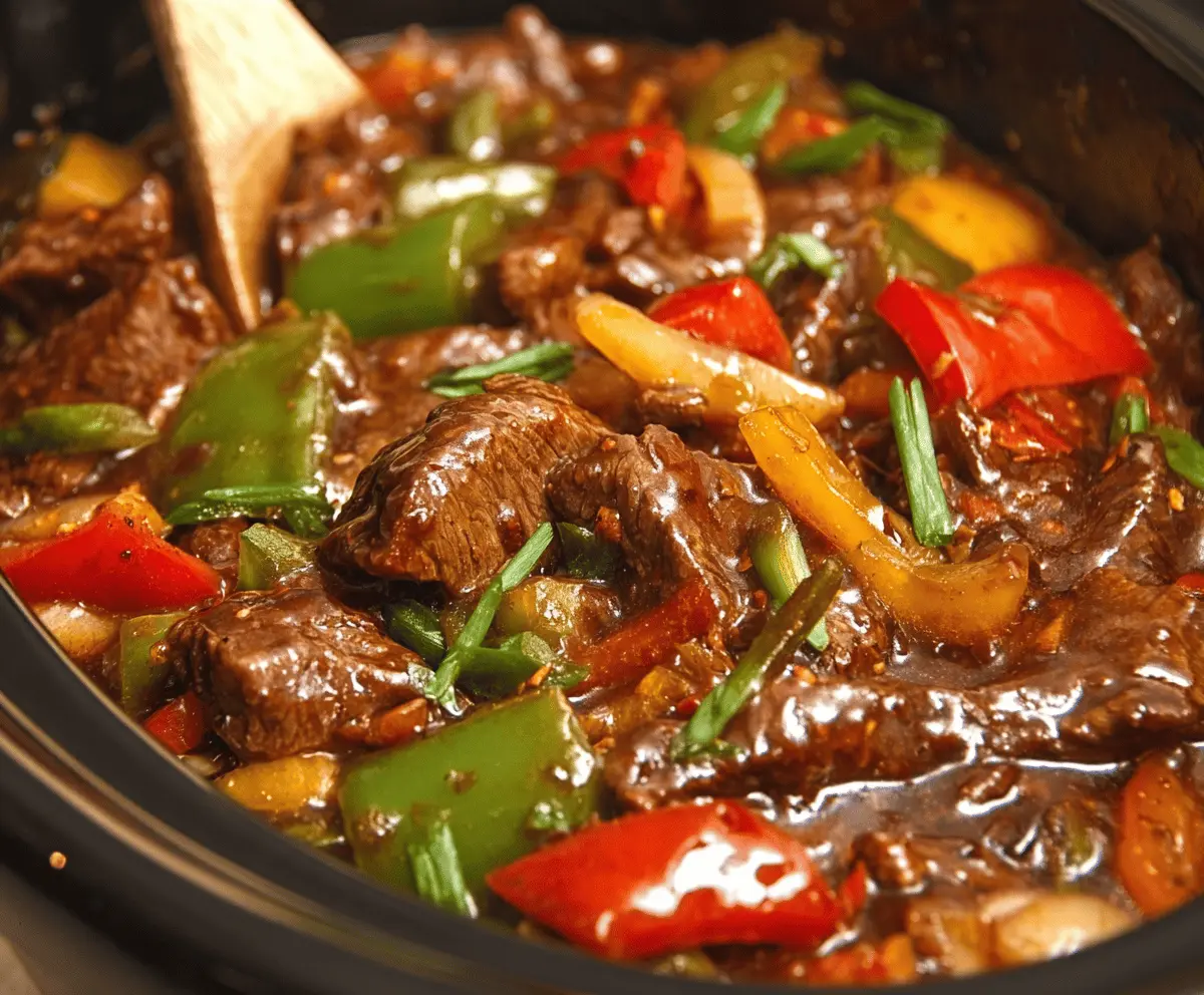 Easy Crock Pot Pepper Steak Recipe for Tender, Flavorful Dinner