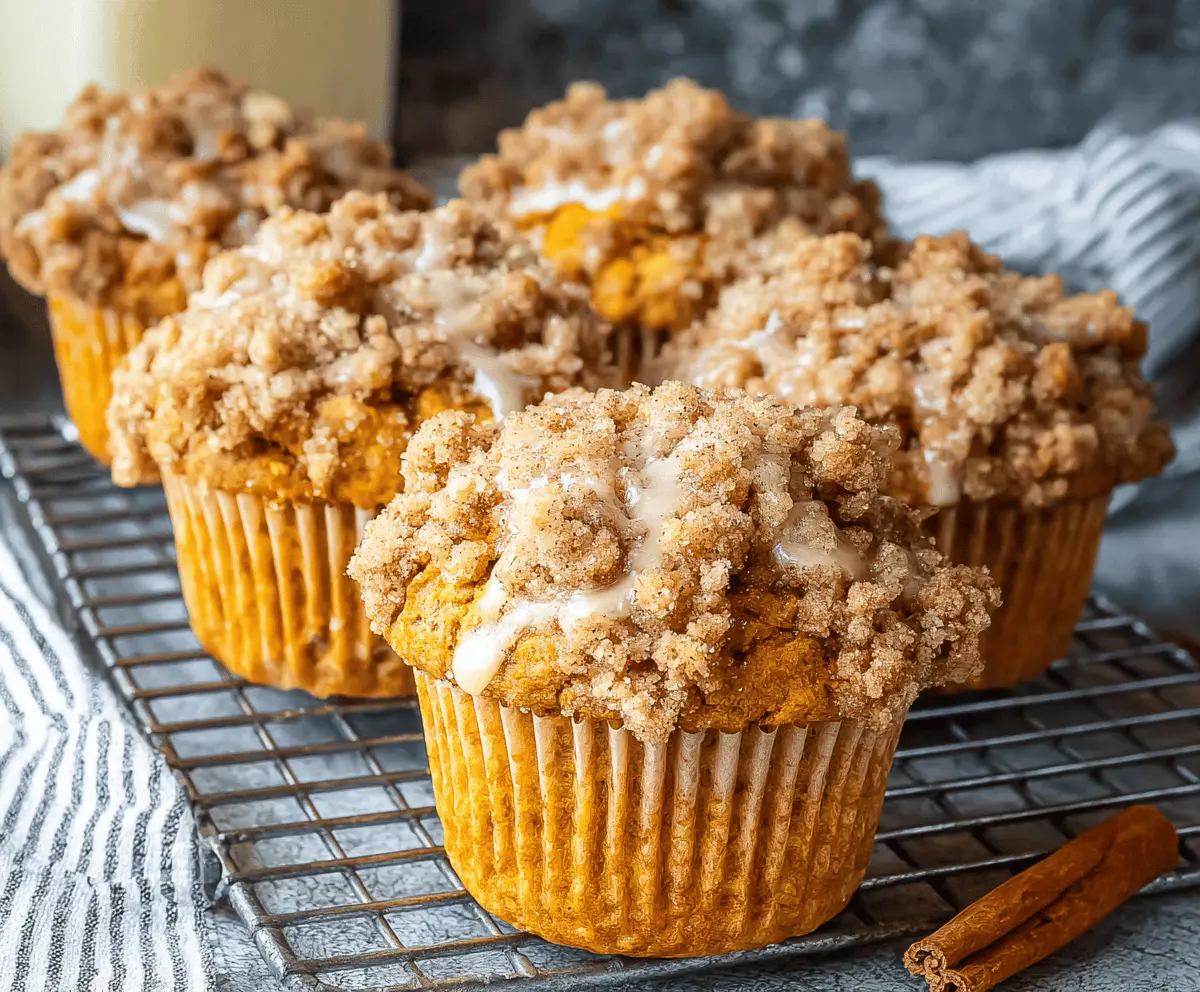 Delicious Pumpkin Streusel Muffins Recipe for Fall