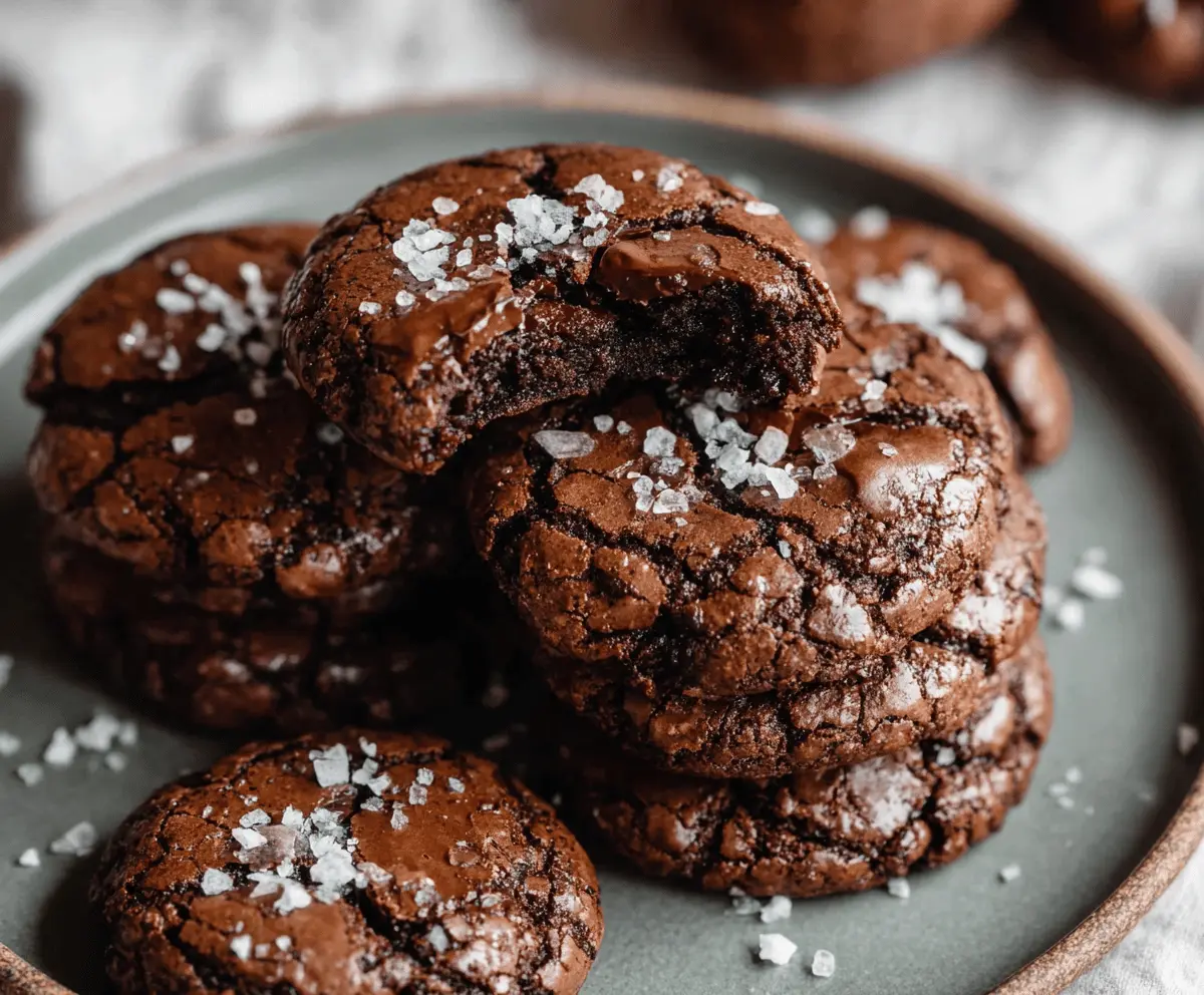 Best Salted Brownie Cookies Recipe – Easy & Chewy Delight