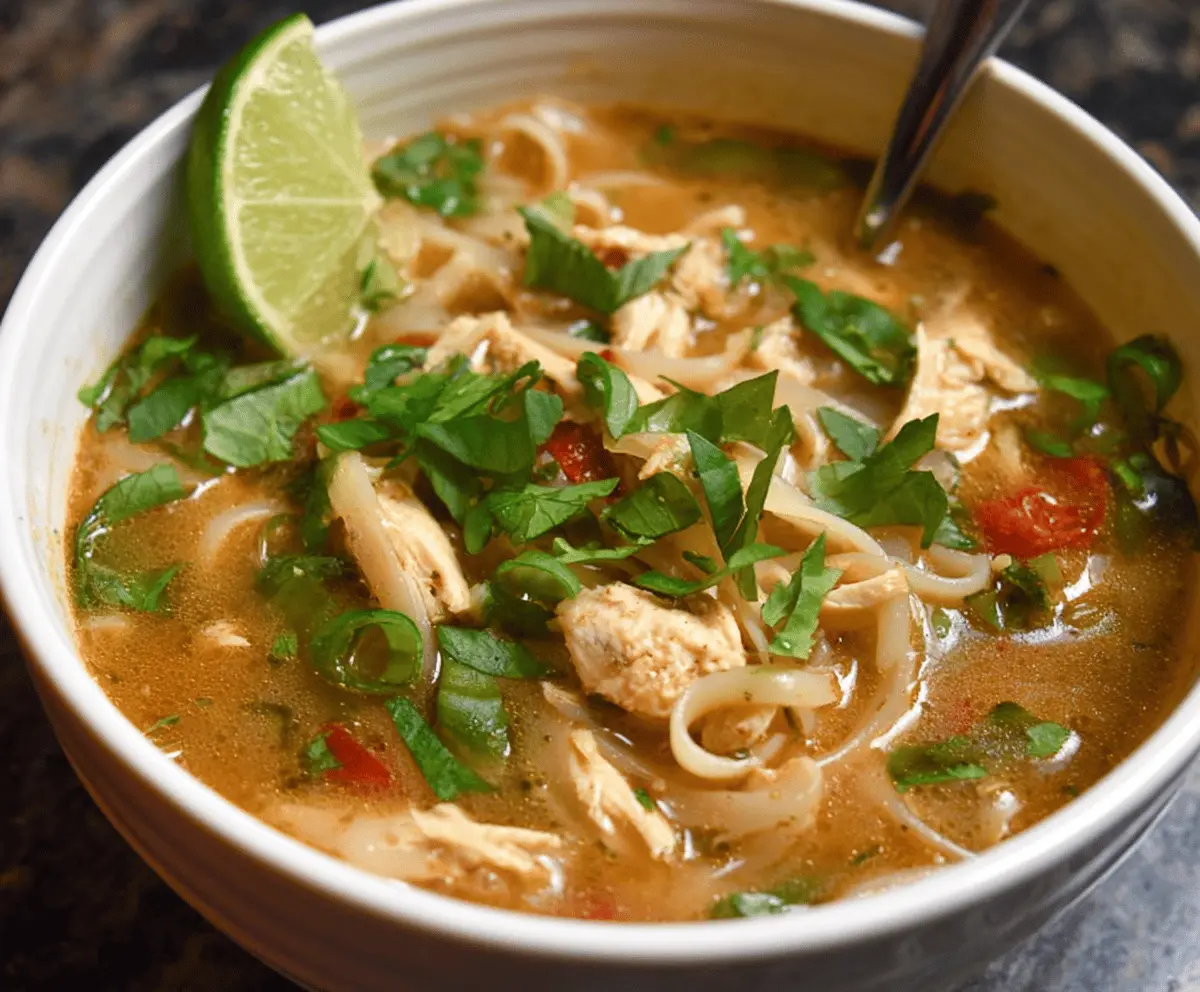 Easy and Healthy Thai Chicken Soup Recipe
