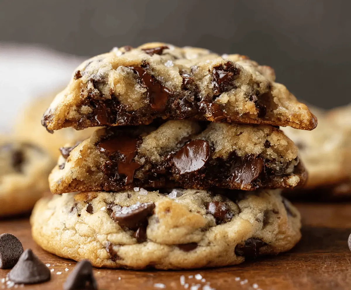 Ultra Thick Chocolate Chip Cookies Recipe – Crispy Edges & Gooey Center
