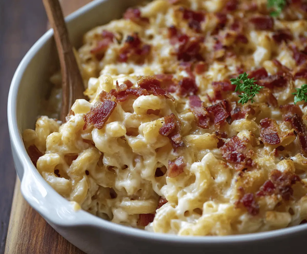 Creamy Bacon Mac and Cheese Recipe