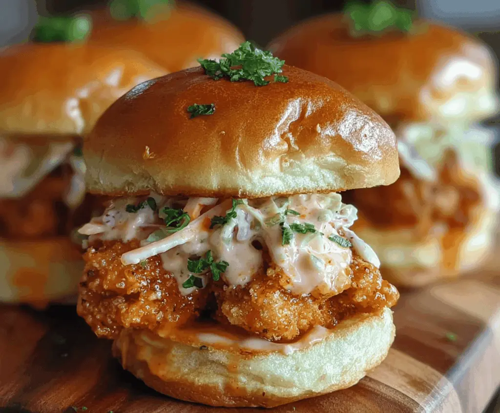 Bang Bang Chicken Sliders