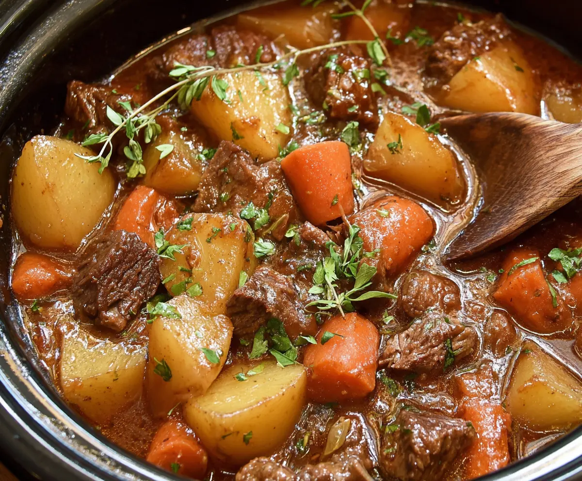 Easy Crock Pot Beef Stew Recipe