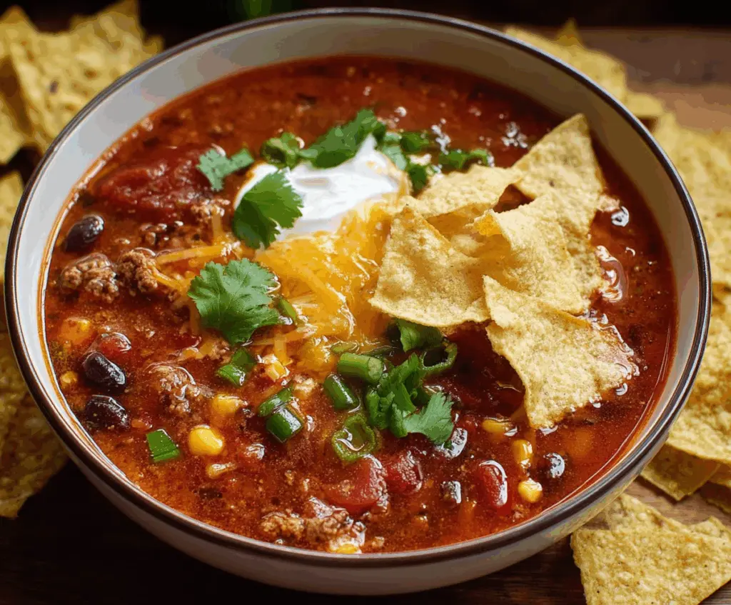 Bold And Hearty Taco Soup