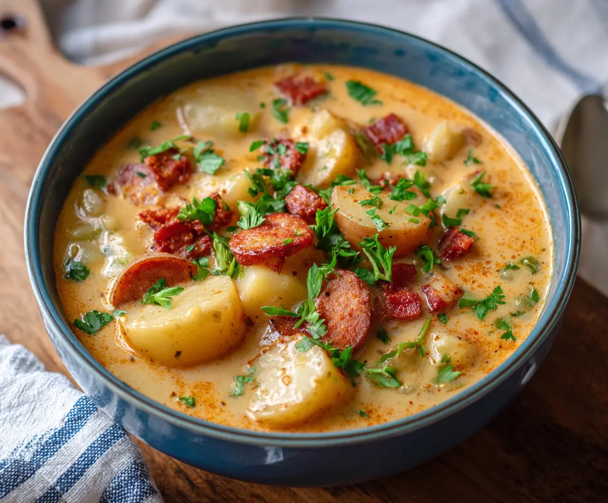 Easy Cajun Potato Soup Recipe