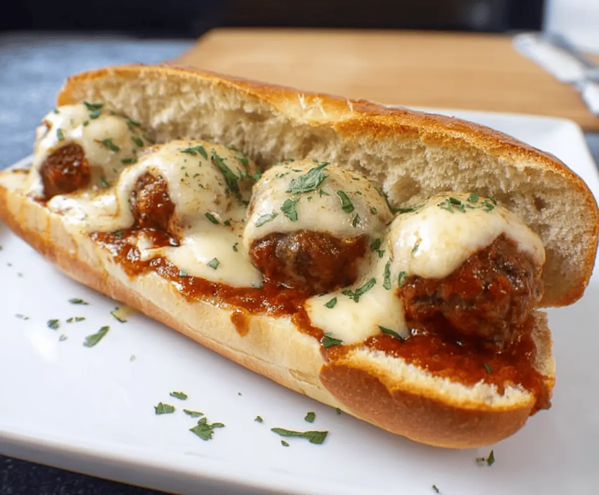 Easy Cheesy Meatball Subs