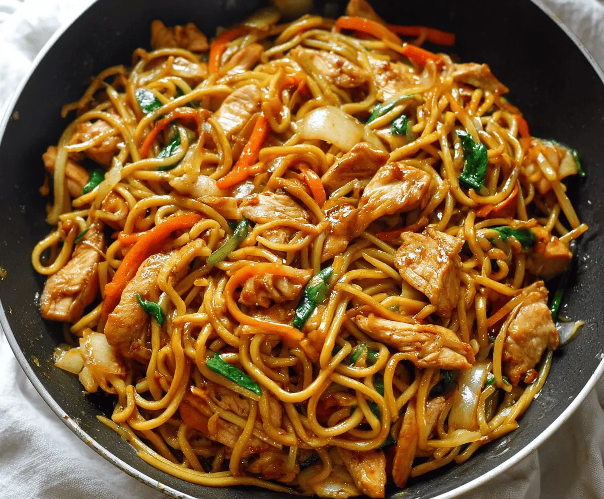 Easy Chicken Chow Mein Recipe