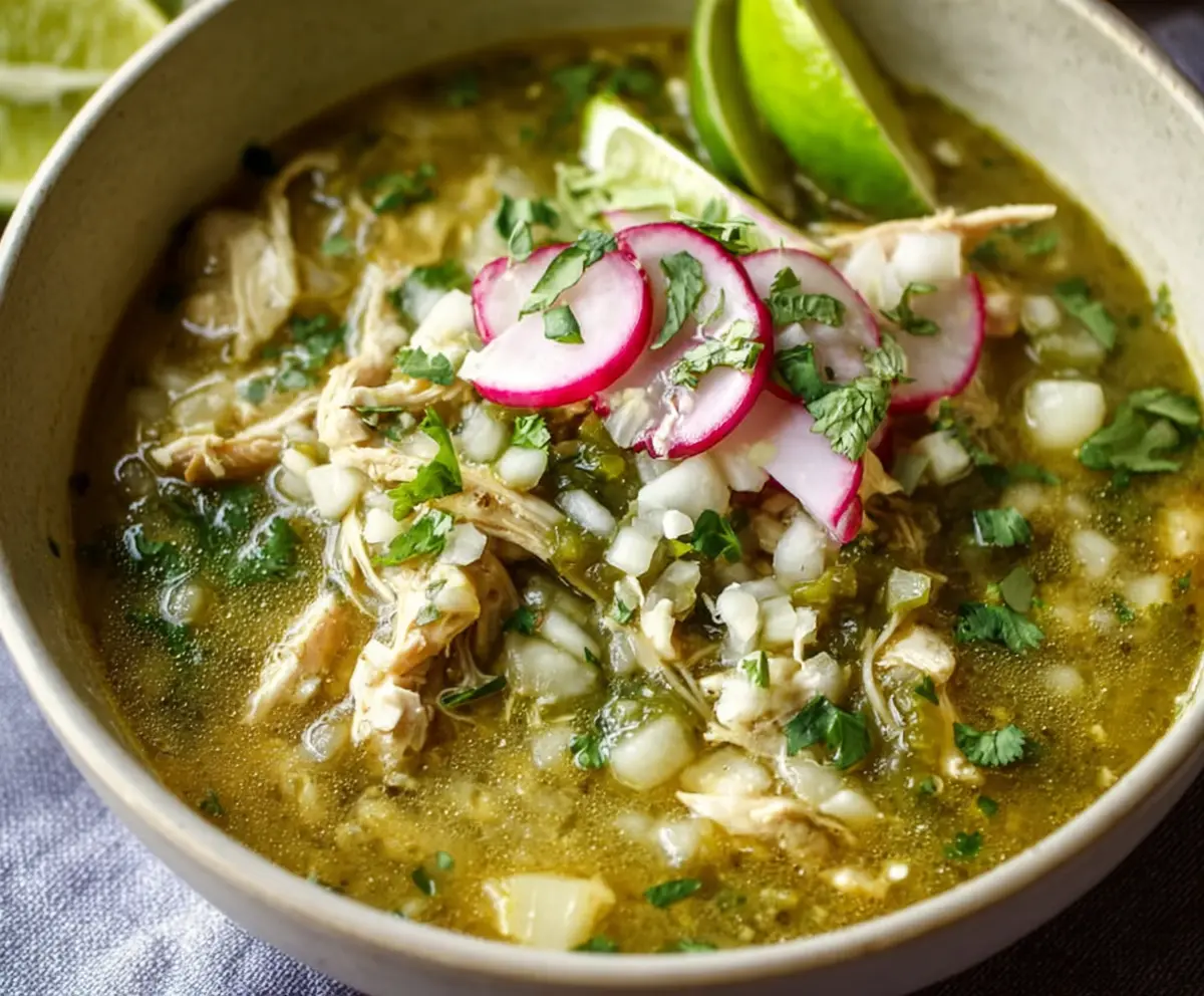 Easy Chicken Pozole Verde Recipe