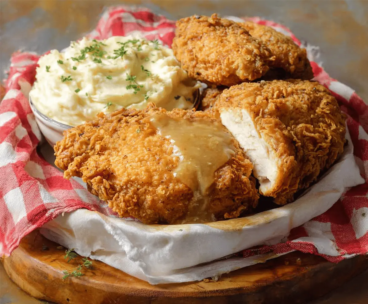 Crispy Country Fried Chicken Recipe