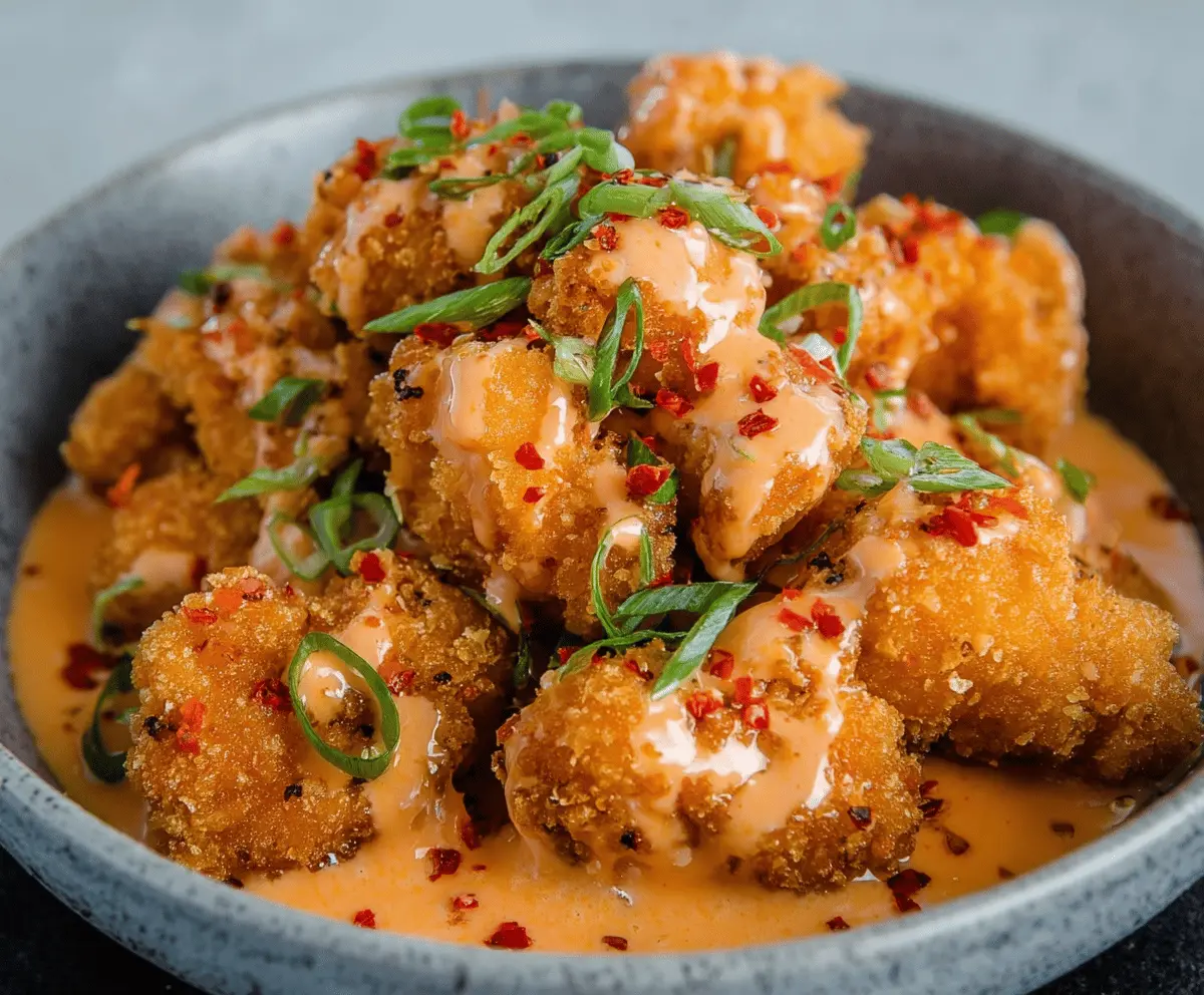 Crispy Bang Bang Chicken - Easy & Spicy