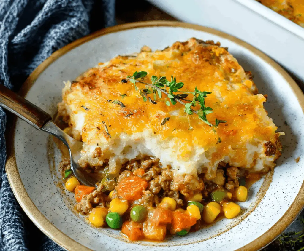 Easy Ground Turkey Shepherd’s Pie