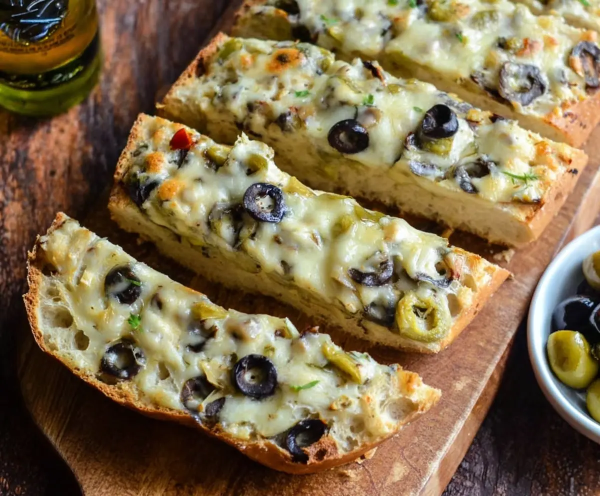 Easy Olive Cheese Bread Recipe