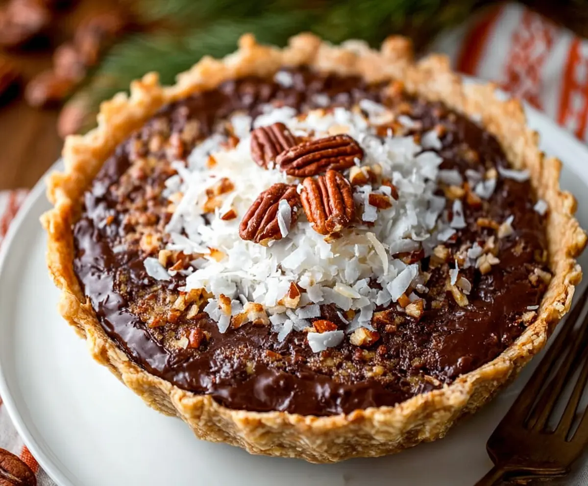Easy No-Bake German Chocolate Pie