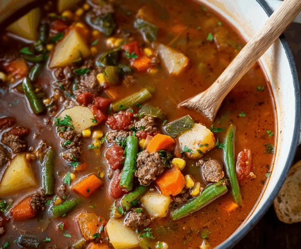 Hearty Veggie Beef Soup