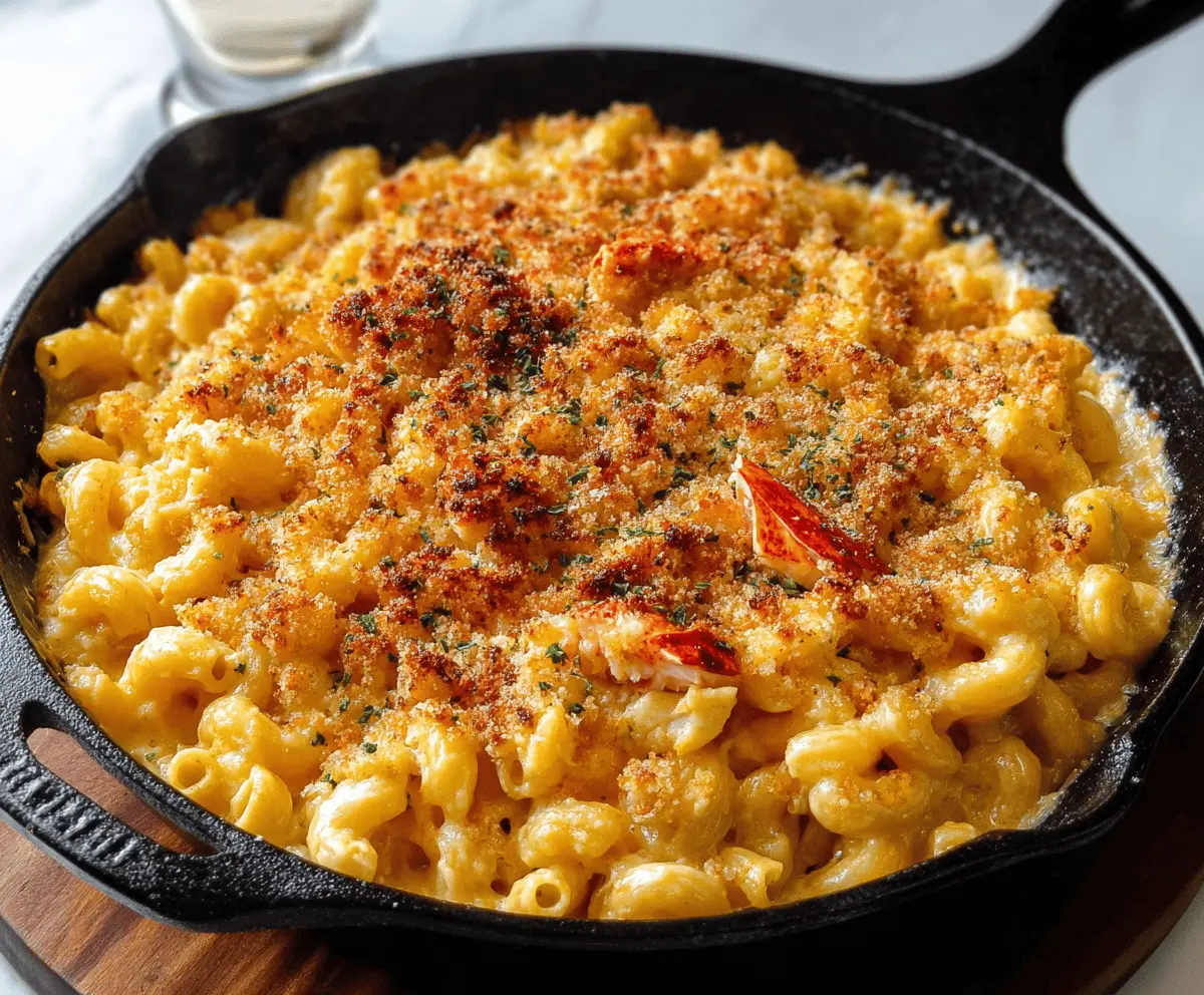 Creamy Lobster Mac and Cheese Recipe
