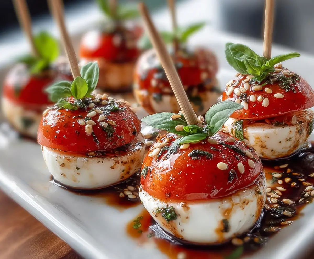 Easy Mini Caprese Bites Recipe