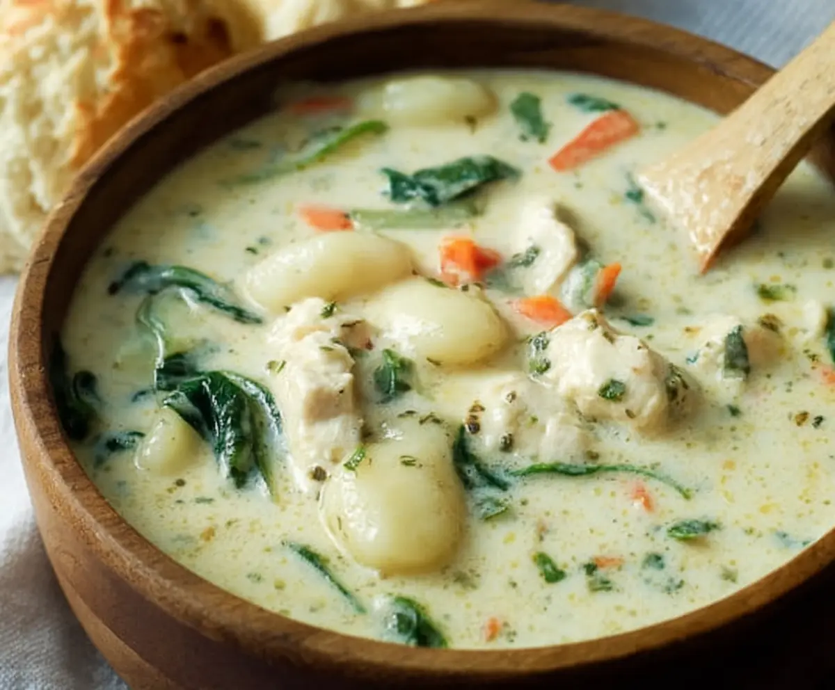 Easy Olive Garden Chicken Gnocchi Soup