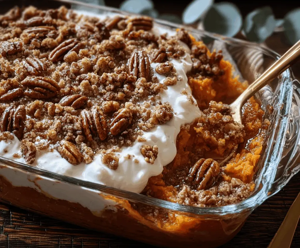 Southern Maple Sweet Potato Casserole