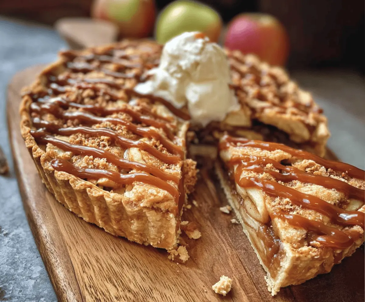 Easy Toffee Apple Pie Recipe