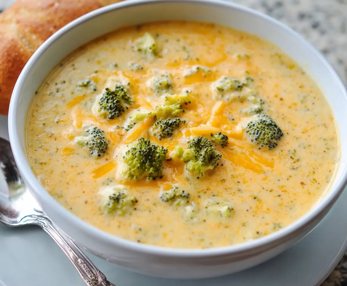 Easy Cheesy Broccoli Soup Recipe