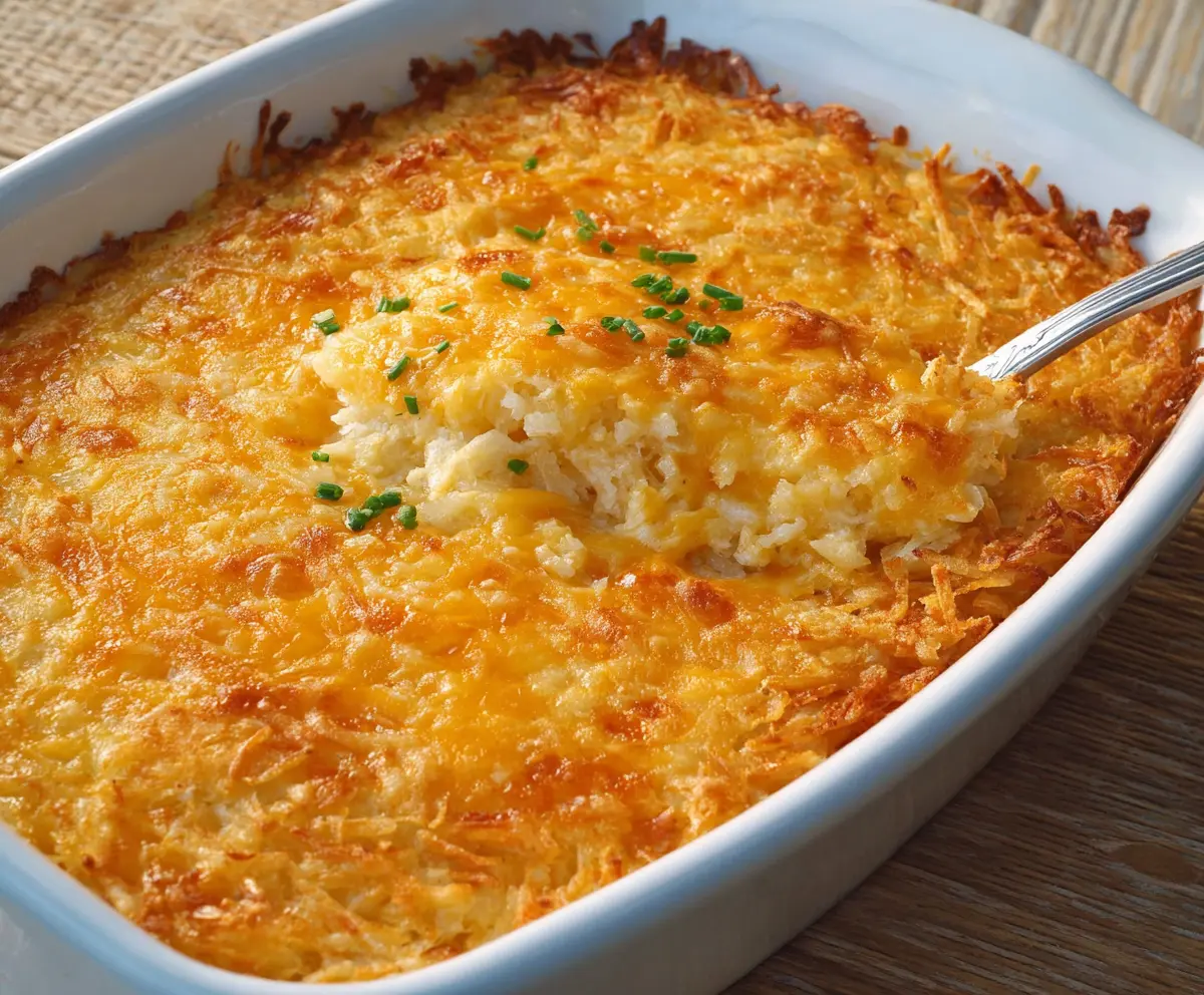 Easy Cheesy Hashbrown Casserole