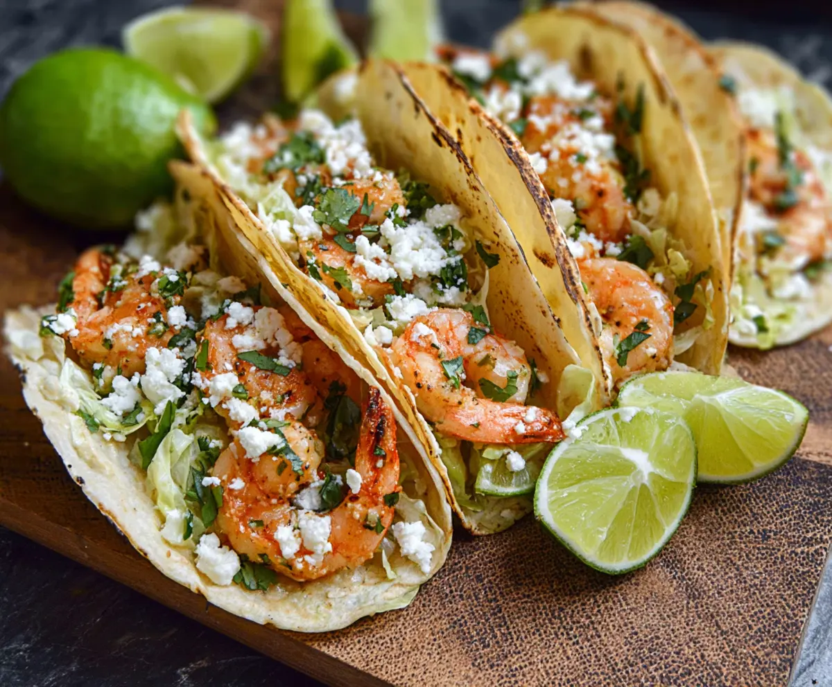 Easy Cilantro Lime Shrimp Tacos