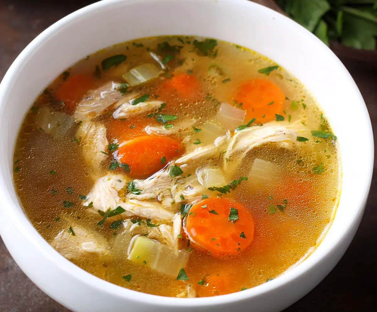 Easy Comfort Chicken Soup Recipe