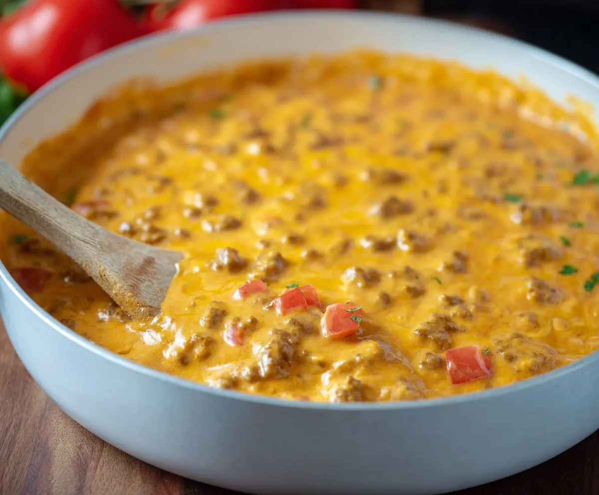 Easy Rotel Dip with Sausage Recipe