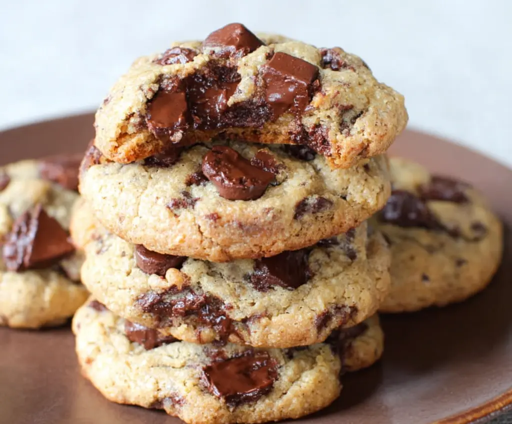 healthy chocolate chip cookies