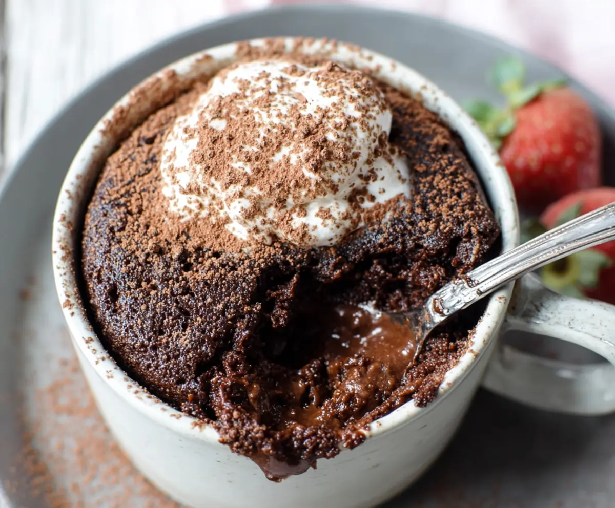 Easy Healthy Chocolate Mug Cake