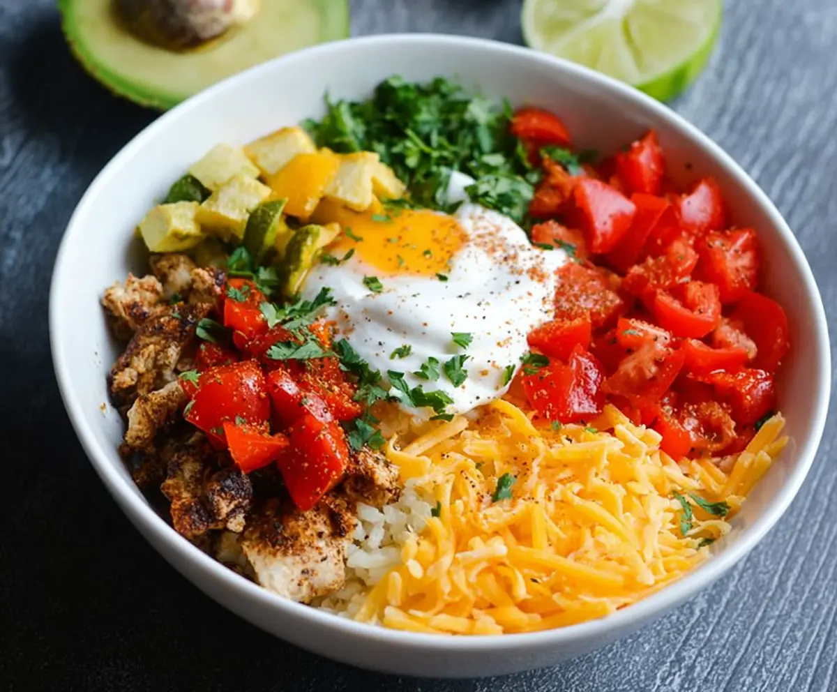 Easy Low Carb Breakfast Burrito Bowl