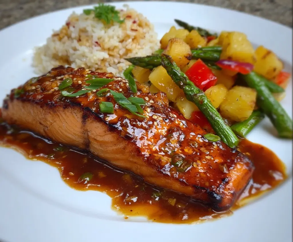 Pineapple Glazed Salmon
