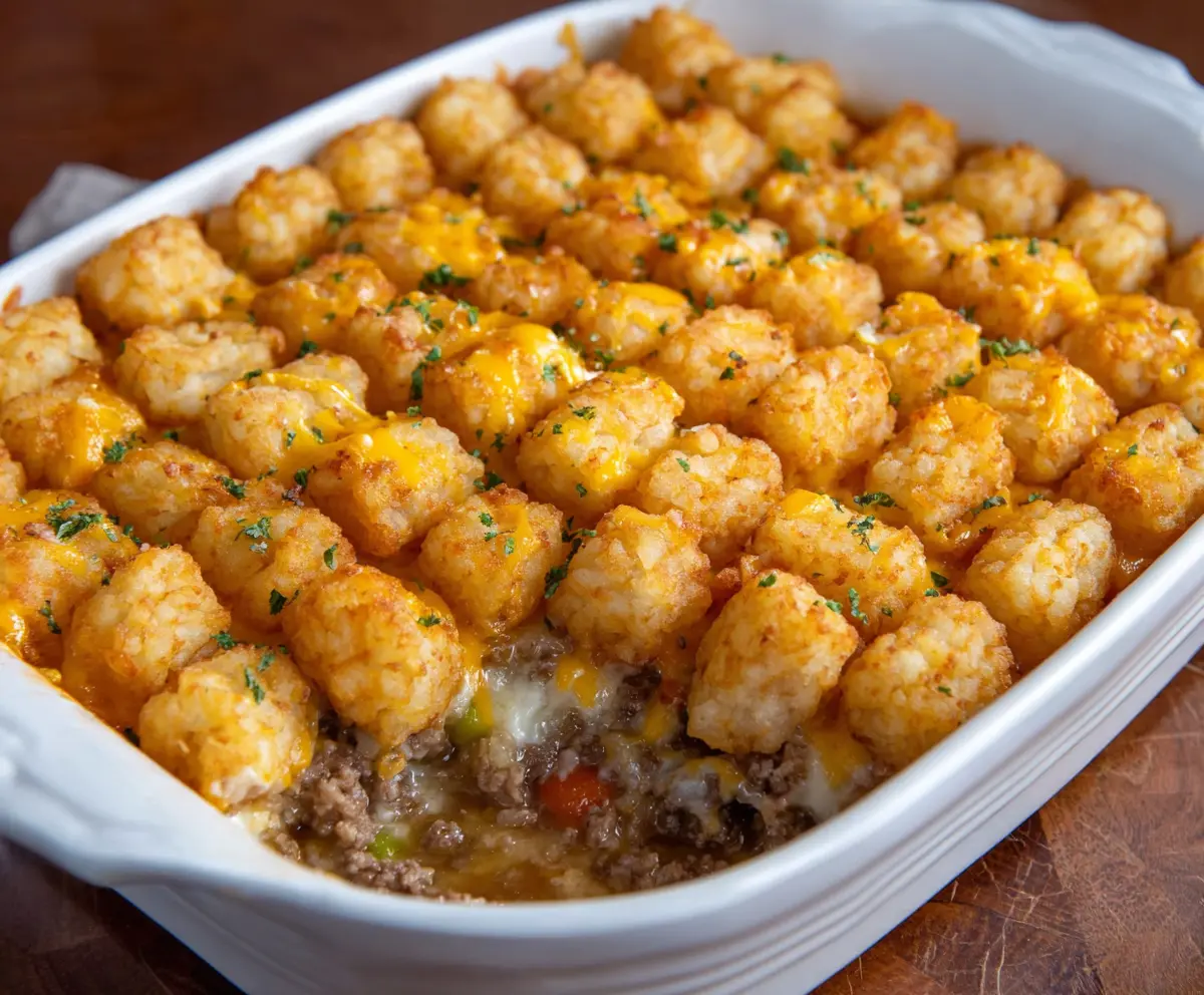 Easy Tater Tot Casserole