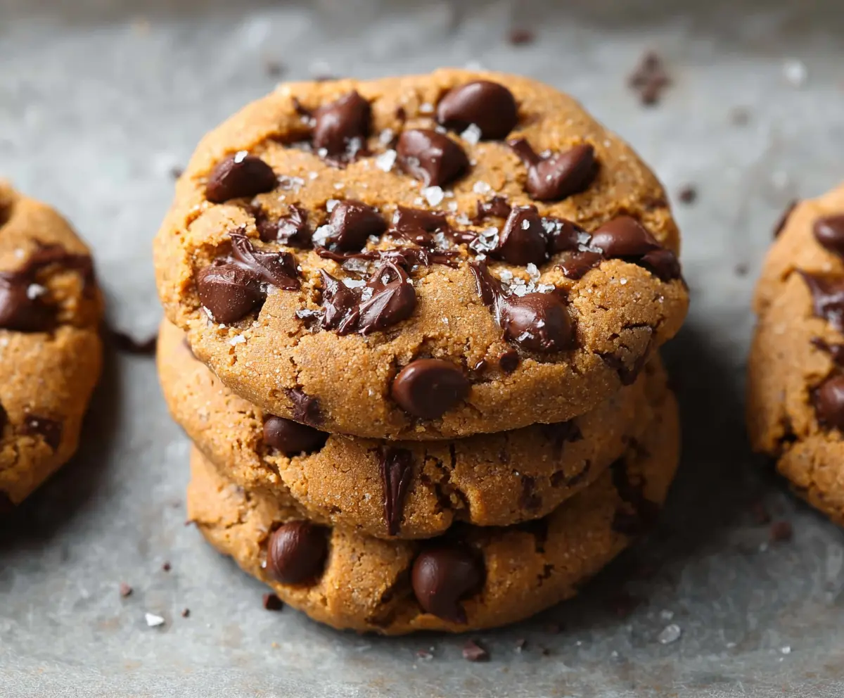 Delicious homemade protein cookies made with 4 simple ingredients, perfect for a healthy snack.