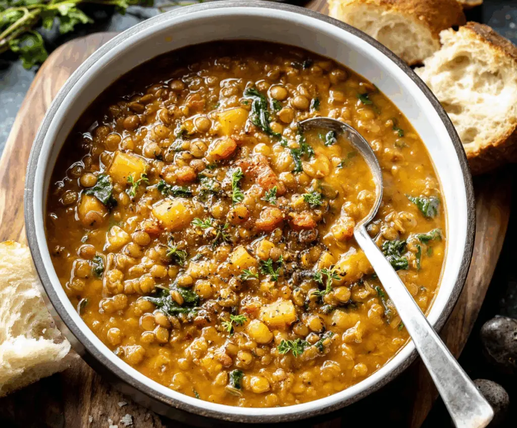 Warm Lentil Soup