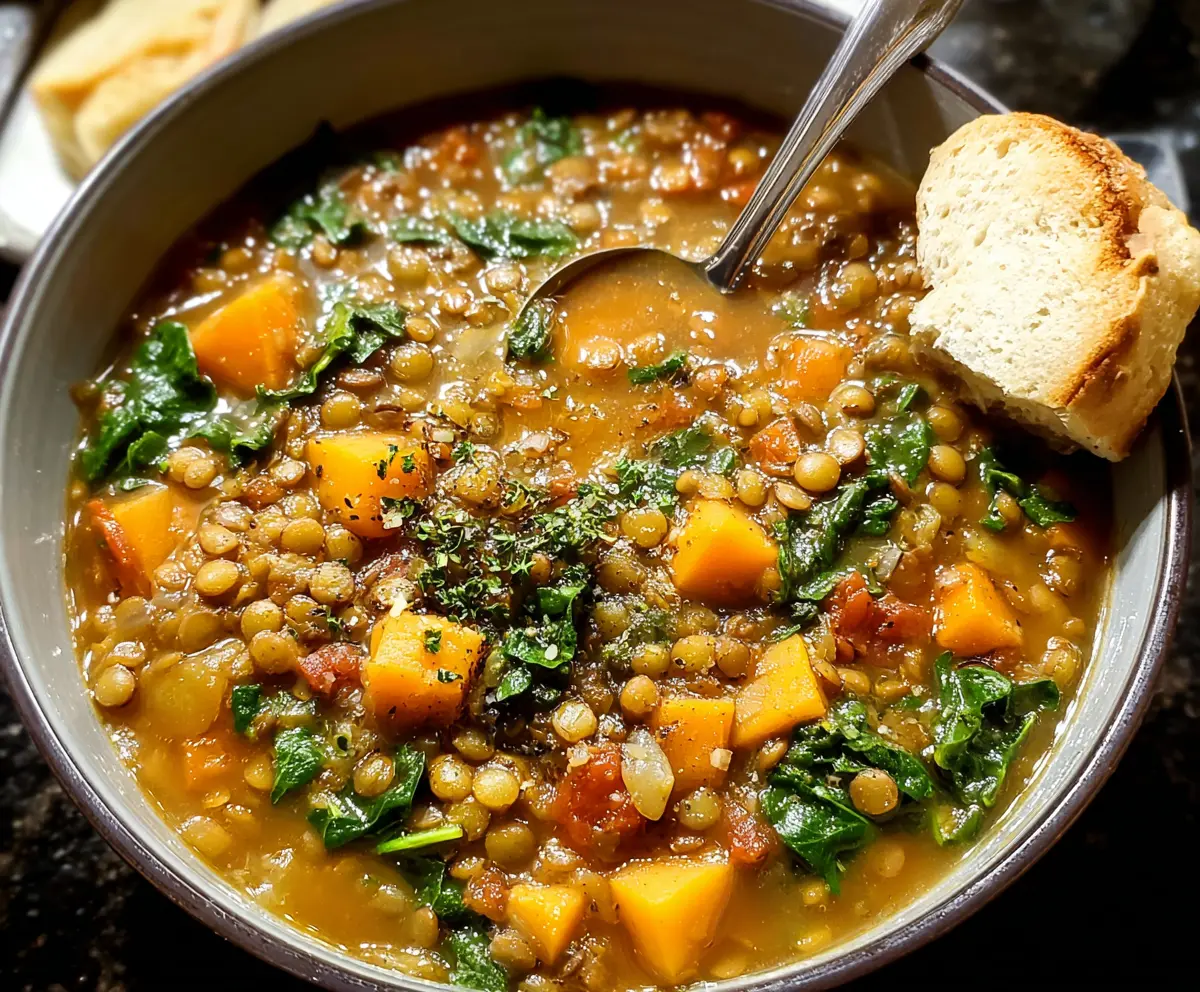Easy Warm Lentil Soup Recipe