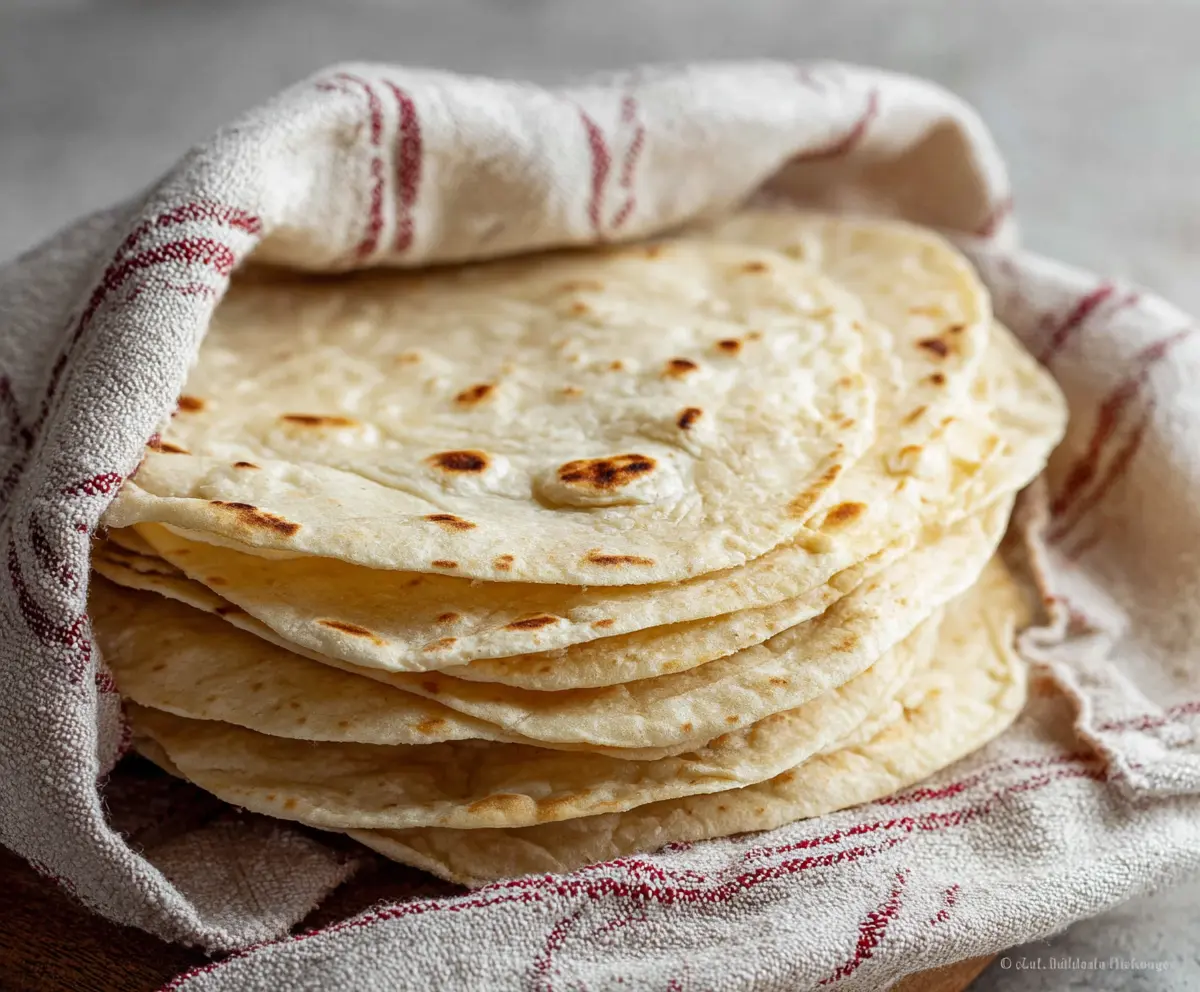 Easy 4-Ingredient Sourdough Tortillas