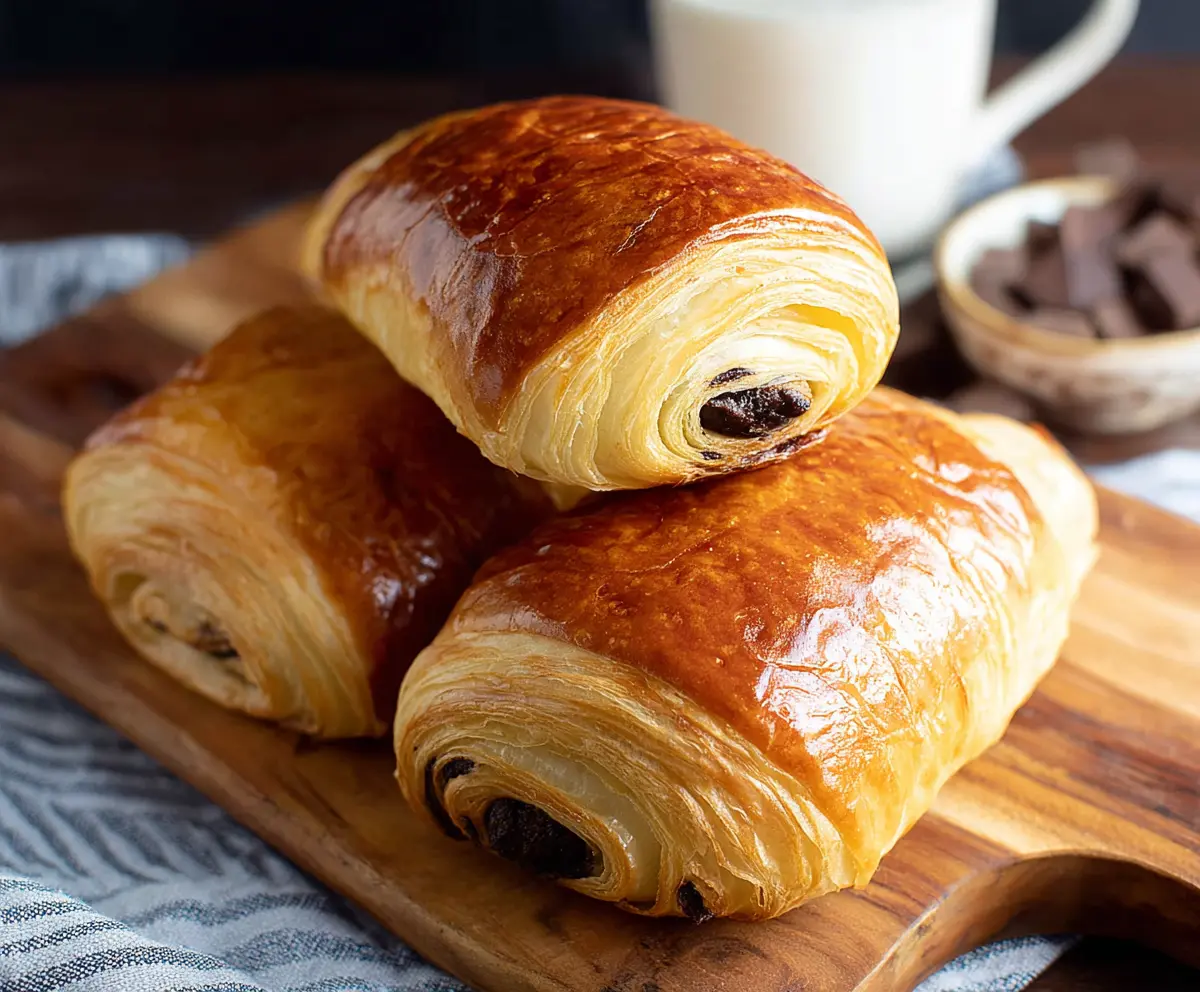 Easy Homemade Chocolate Croissants